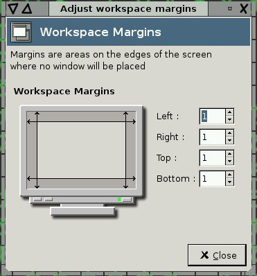 Margins Preferences