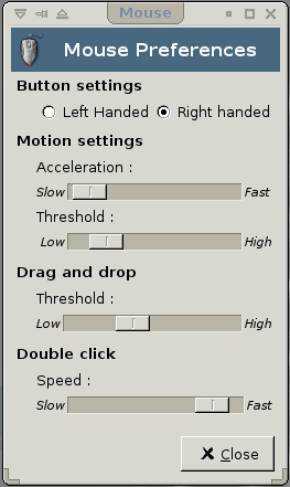 Mouse Preferences